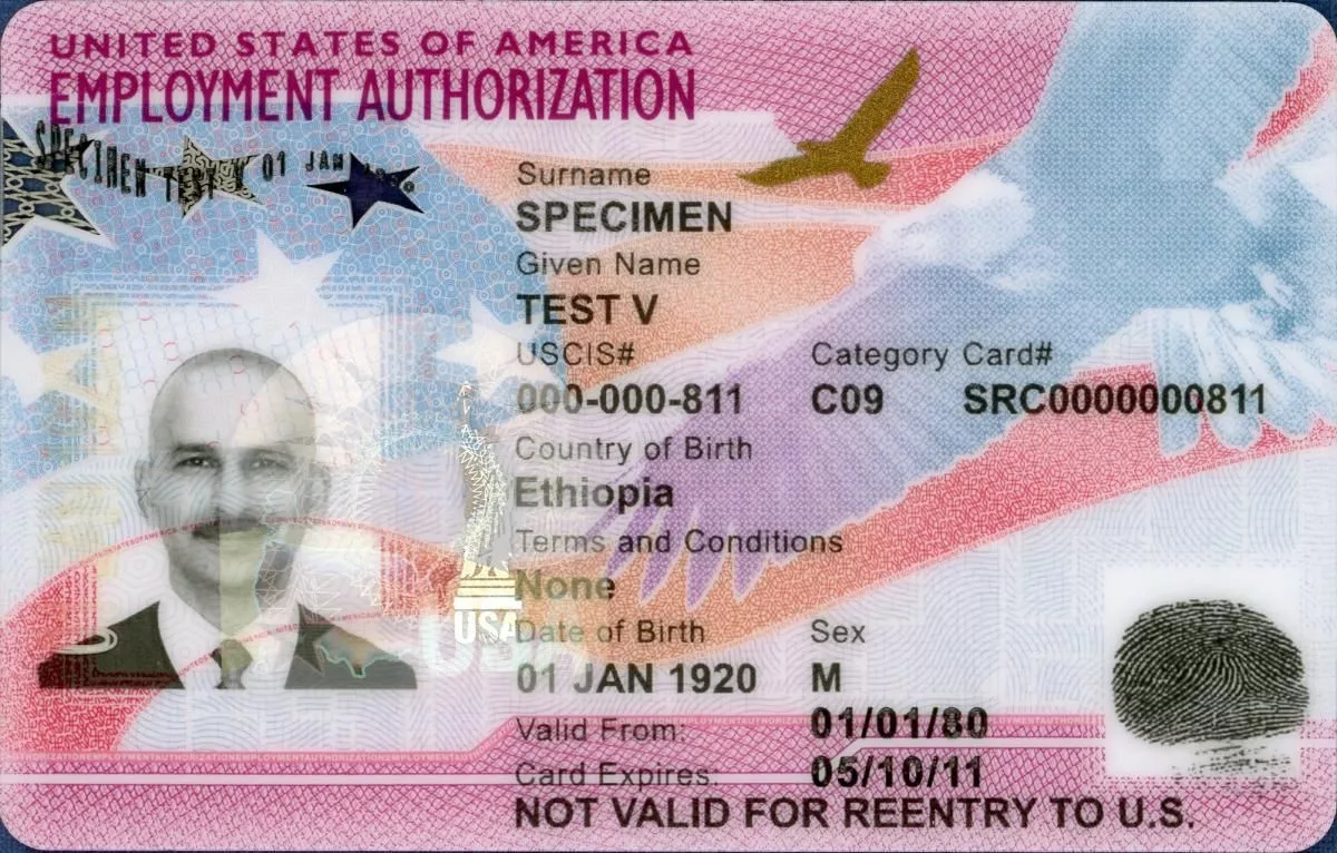 Is Employment Authorization Card Valid Id